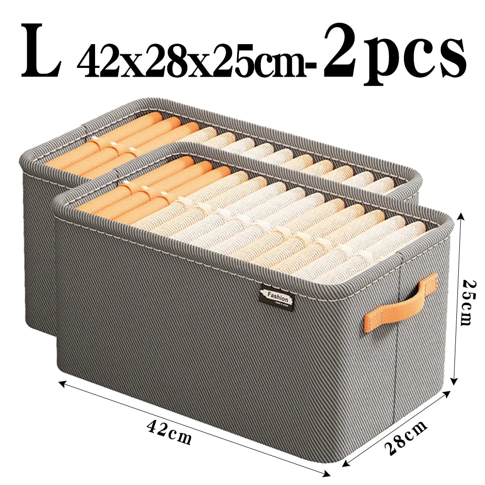Heavy-Duty Foldable Storage Bins with Handles