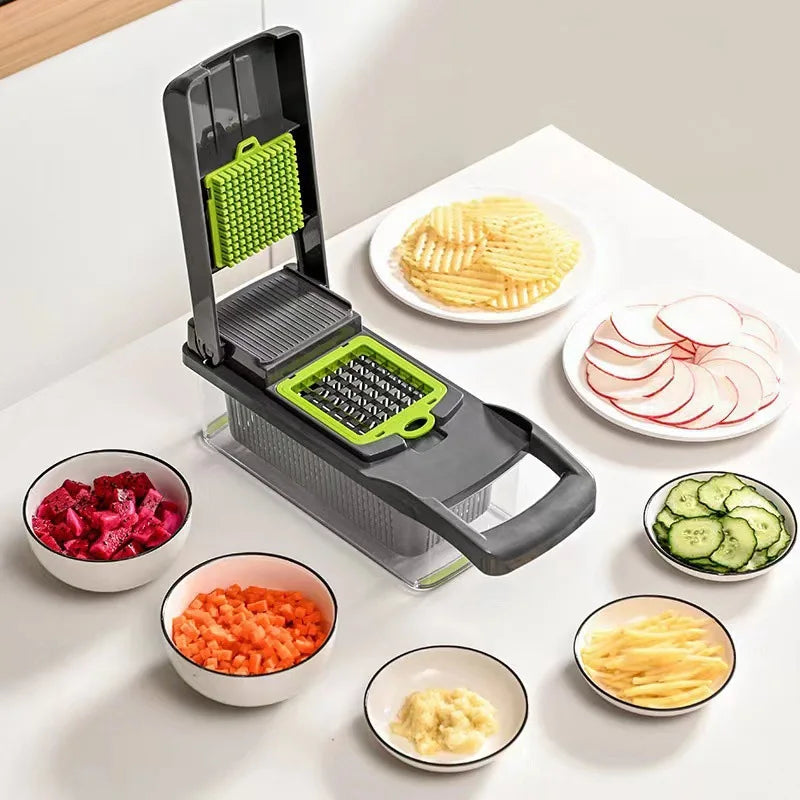 Vegetable Cutter with Safe Hand Guard