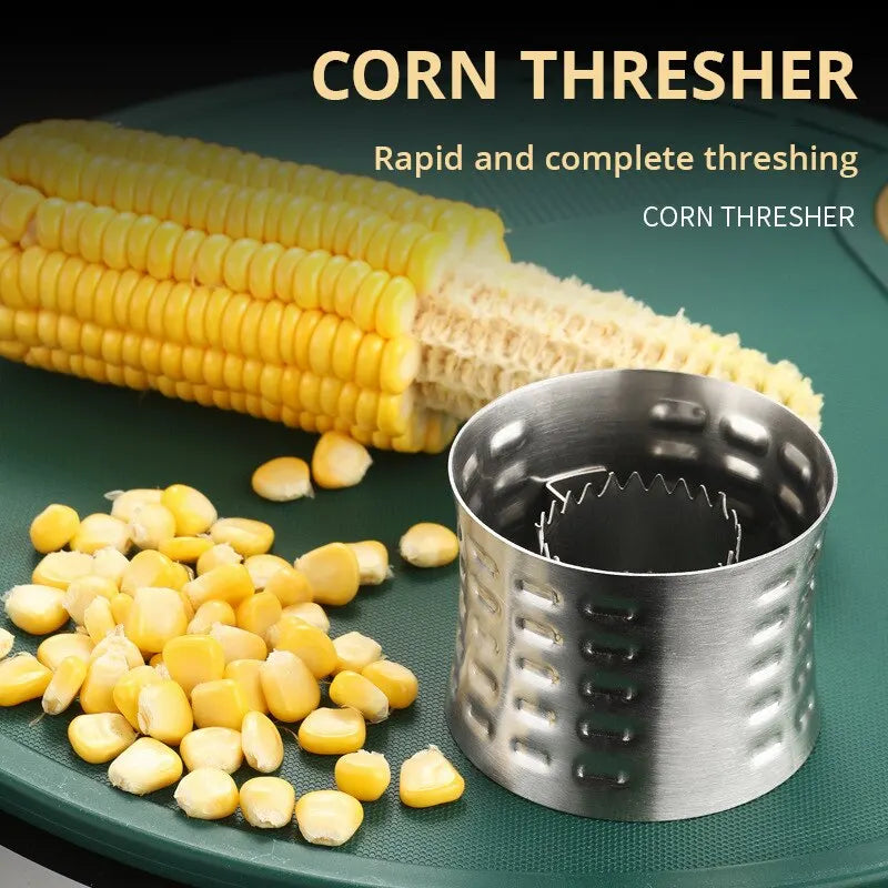Stainless Steel Corn Cob Remover – Quick‑Cut Kernel Cutter & Shaver