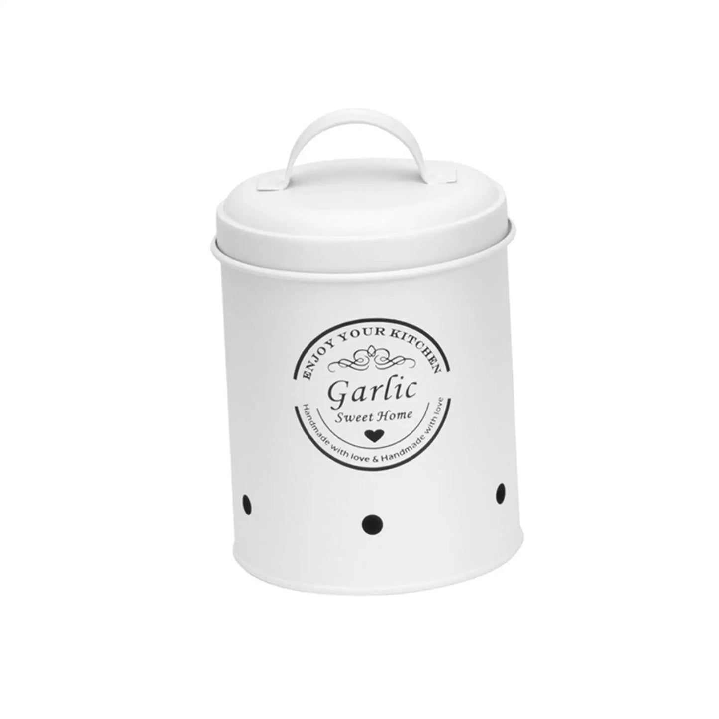 Potato Onion Garlic Storage Bin Metal with Airtight Lid for Pantry or Countertop