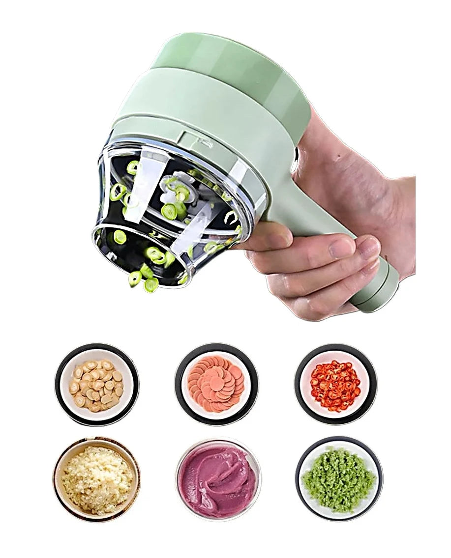 Multi‑Function Electric Vegetable Cutter – Fast, Compact & Effortless Food Prep