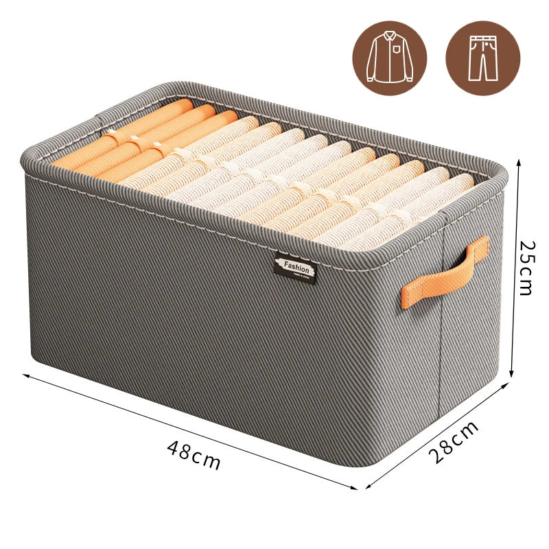Heavy-Duty Foldable Storage Bins with Handles