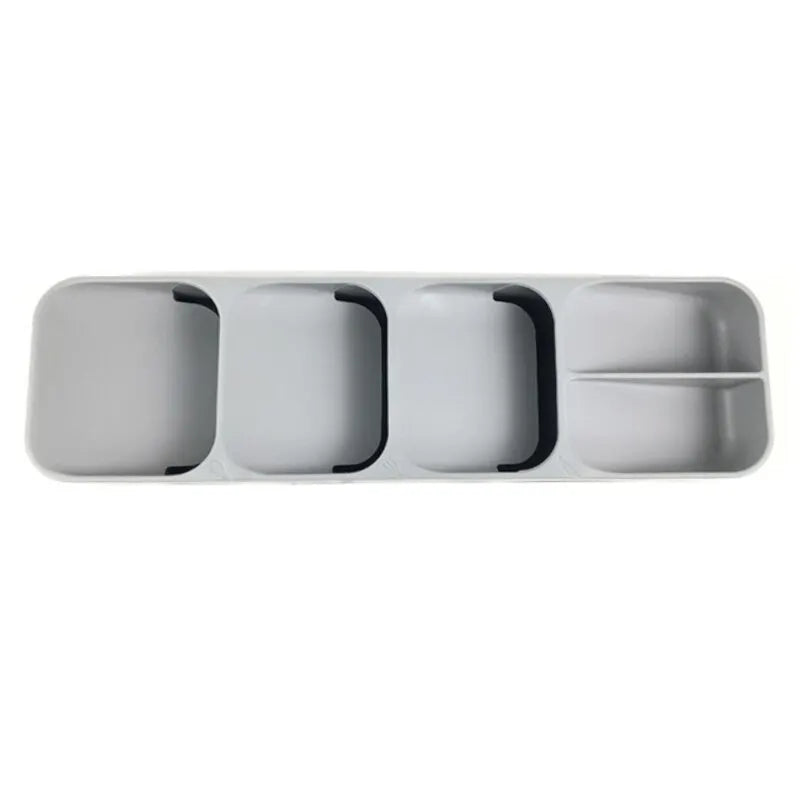 Kitchen Drawer Cutlery Storage Tray Knife Holder Spoon Forks Tableware Organizer Container For Spice Bottles Knives