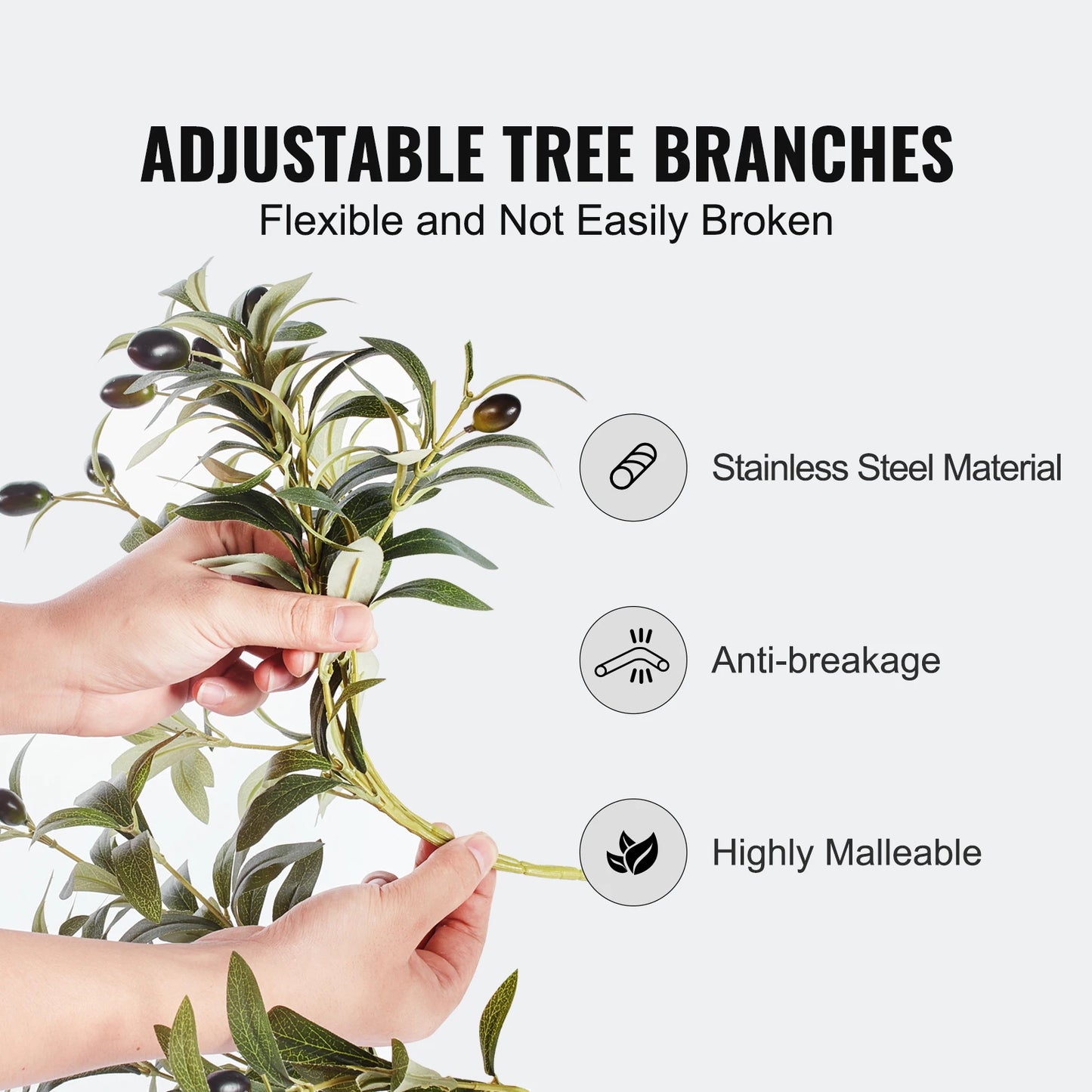 Artificial Olive Tree 4/5/6FT Tall Faux Plant for Home