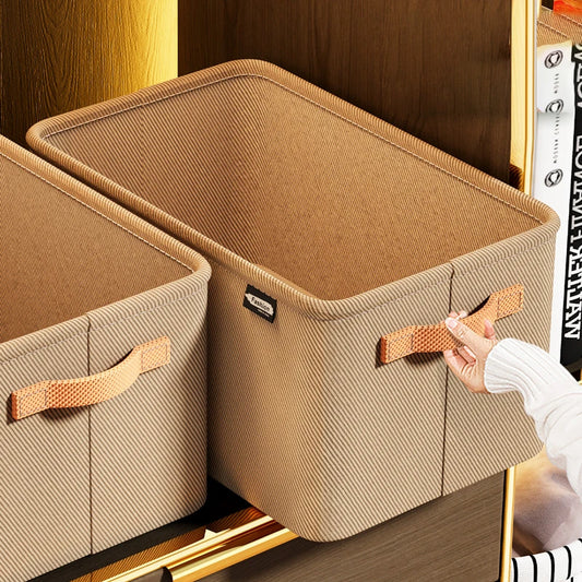 Heavy-Duty Foldable Storage Bins with Handles