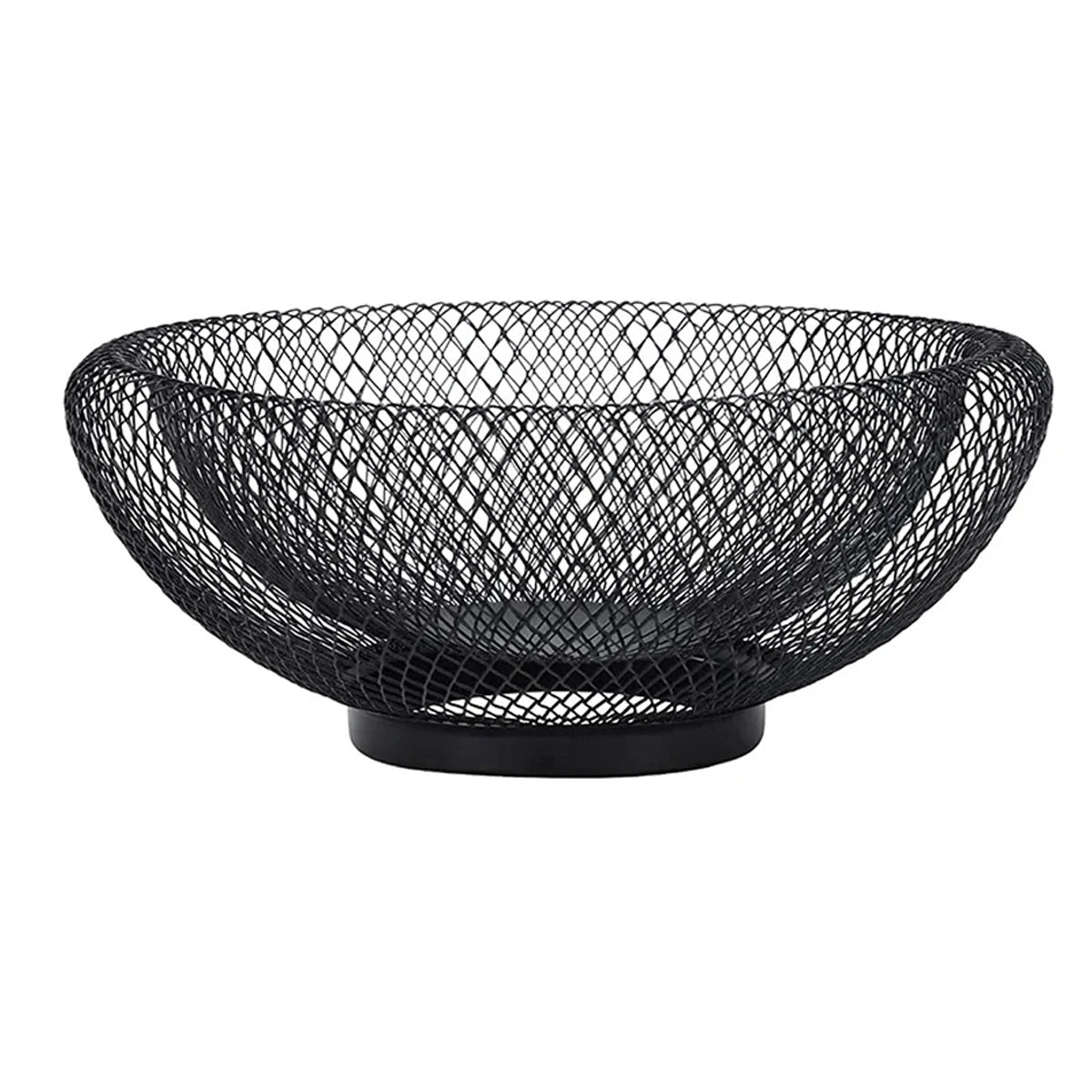 Geometric Mesh Fruit Gallery - Matte Metal Wire Basin