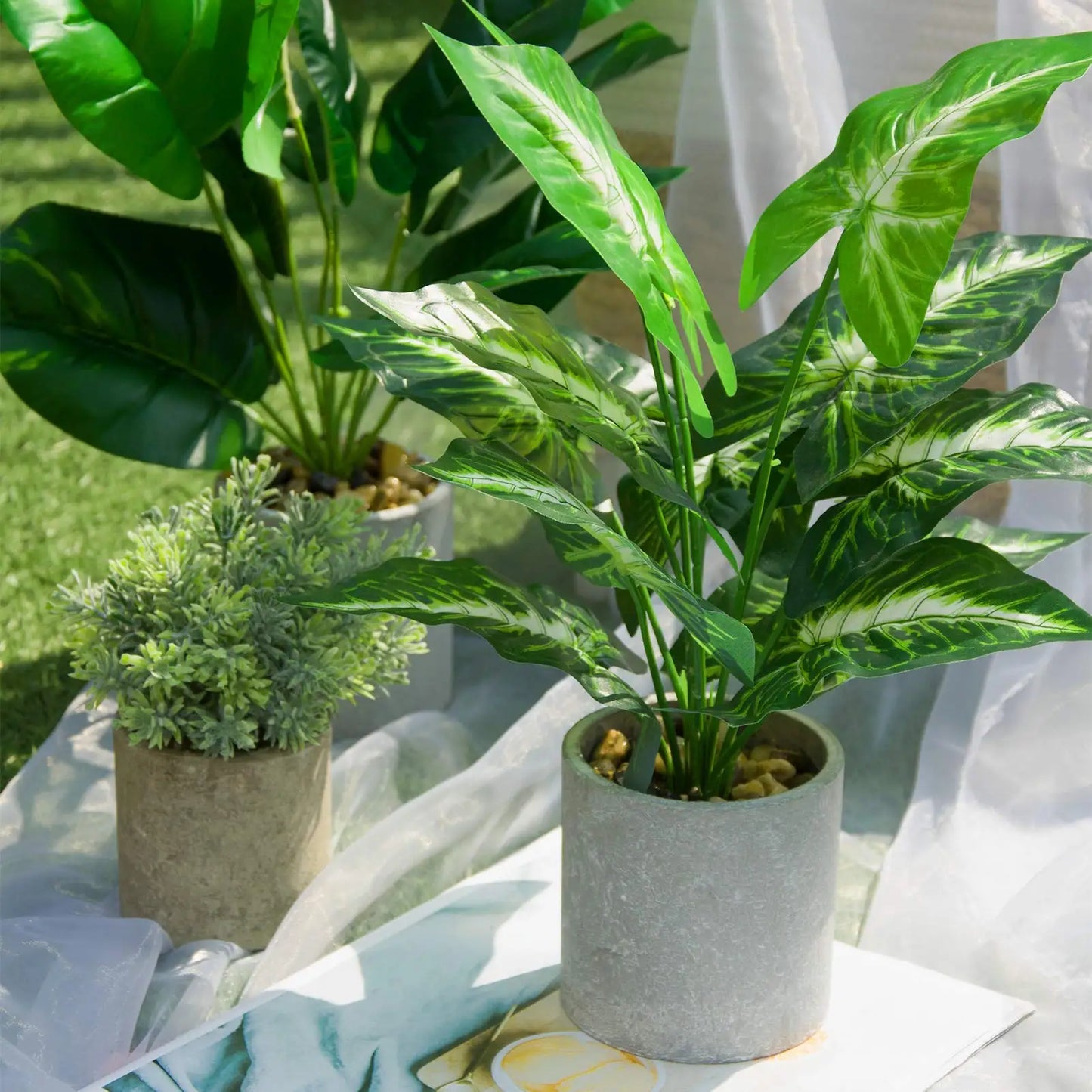 Artificial Potted Faux Plants - Home Decor