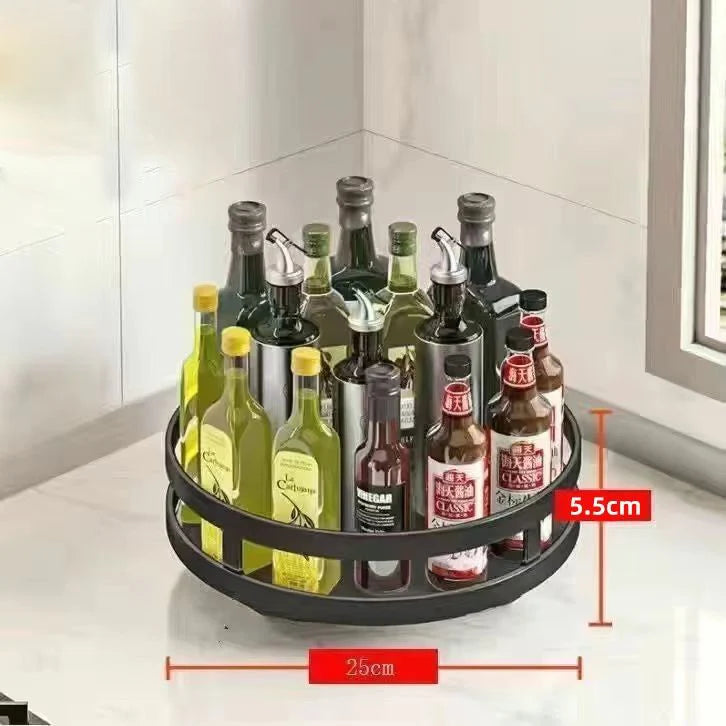 Multi-purpose 360° Rotating Countertop Kitchen Storage