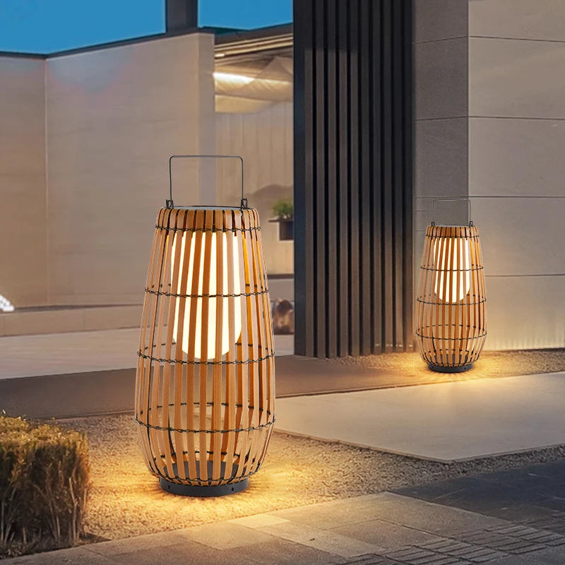Modern Solar Outdoor Light – Waterproof Garden & Lawn Floor Lamp for Patio and Pathways