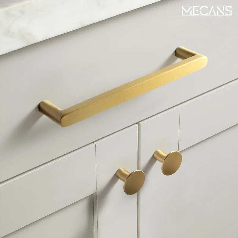 Solid Brass Cabinet Handle Drawer Pulls