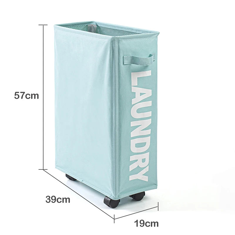 Laundry Basket with Wheels Large Capacity, Multifunctional Foldable Waterproof Storage Bag