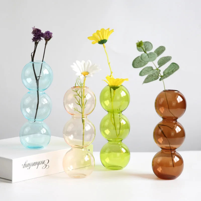 Nordic Glass Terrarium Vase for Plant & Flower Decor