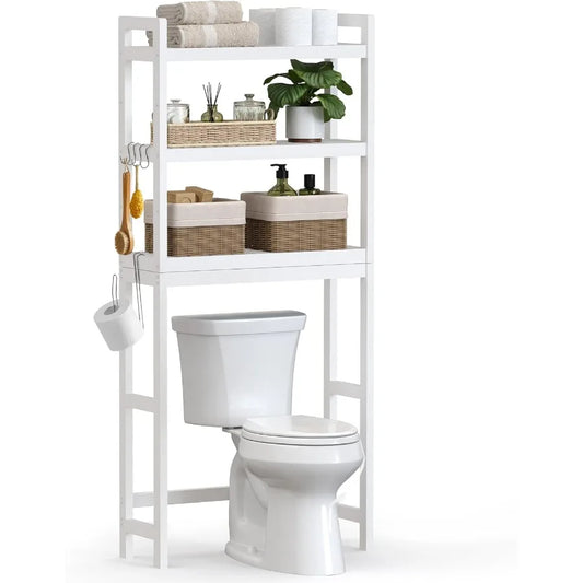 Over The Toilet Storage, 3-Tier With Adjustable Shelf