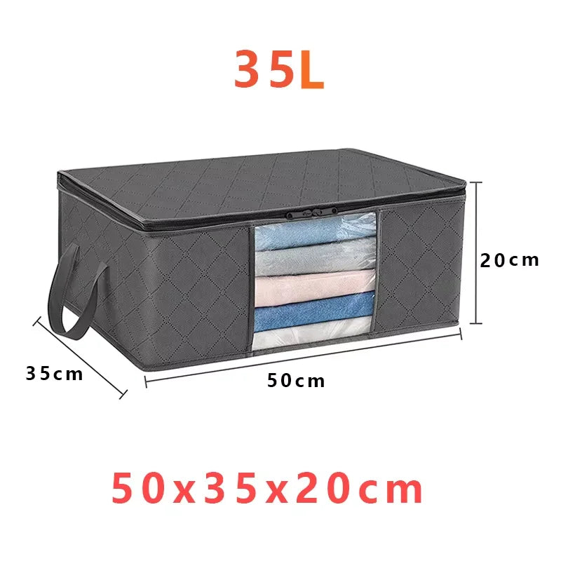 Foldable Closet Organization Bins (Set of 1 or 3)
