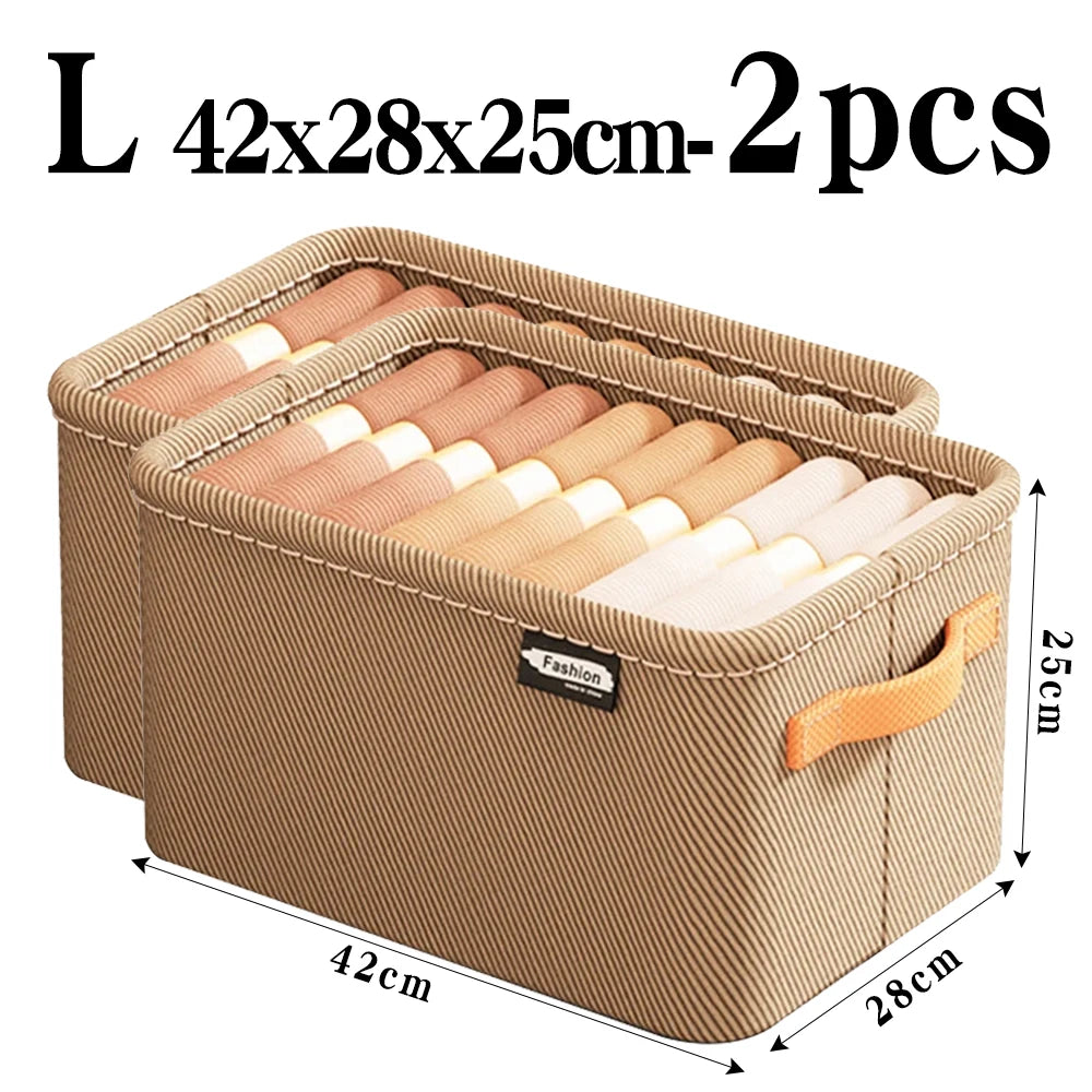 Heavy-Duty Foldable Storage Bins with Handles