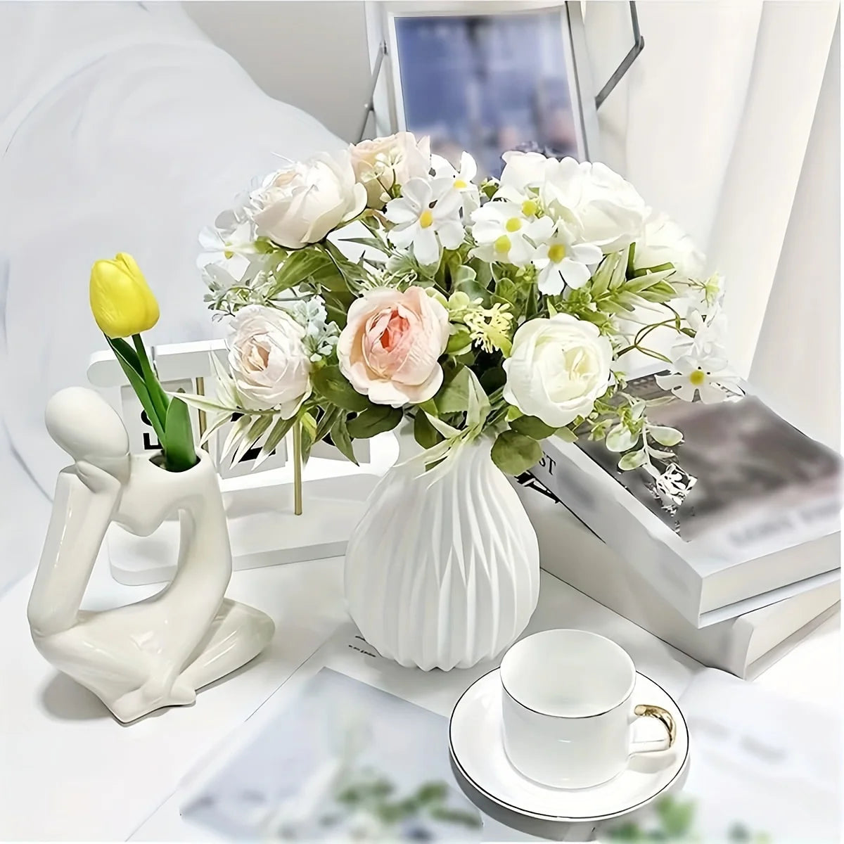 Shatterproof Hydroponic Plant Vase for Tabletop Decor