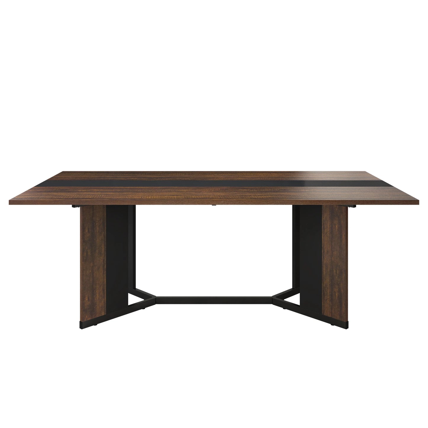 Large Rectangular White Dining Table for up to 10 People (2 sizes)