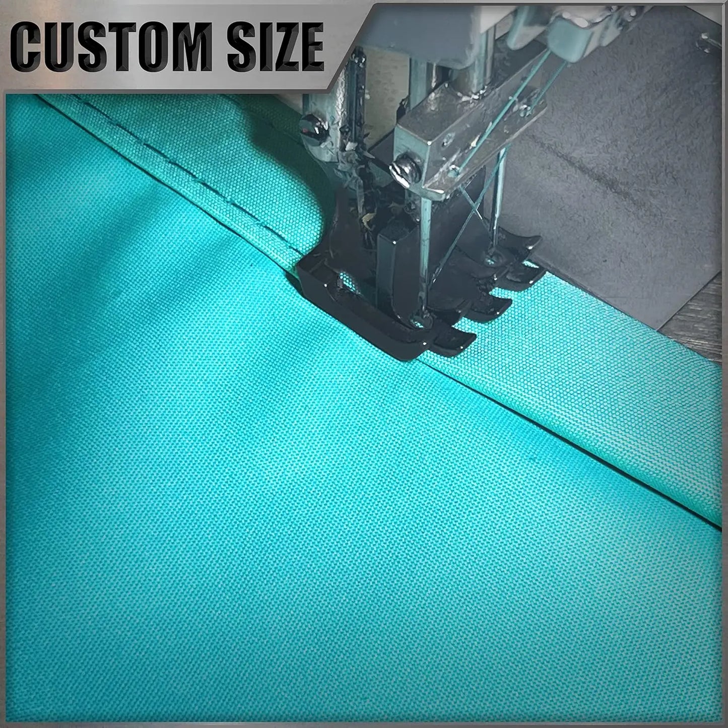 10×20 ft Turquoise Sun Shade Sail – Waterproof UPF50+ Outdoor Canopy for Patio, Backyard & Pool
