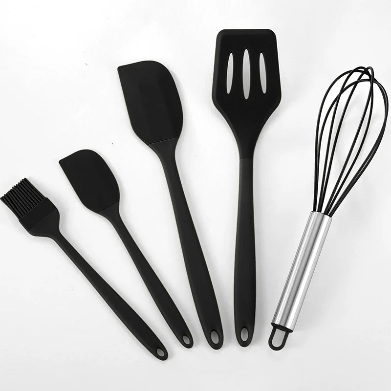 Silicone Kitchenware Set (12 PCS) – Heat‑Resistant, Non‑Stick Cooking Utensils for Home Kitchens