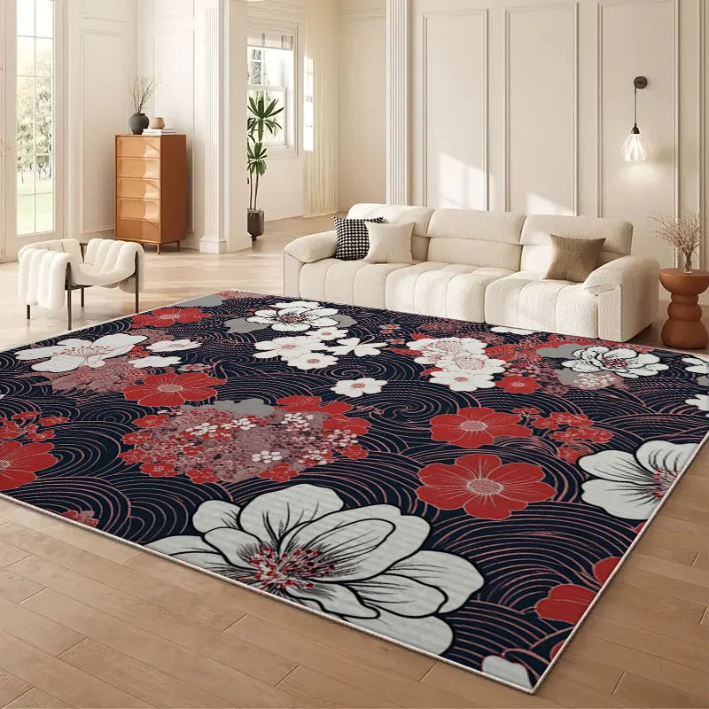 Area Rug – Non‑Slip, Washable Design Available in Multiple Designs & Sizes