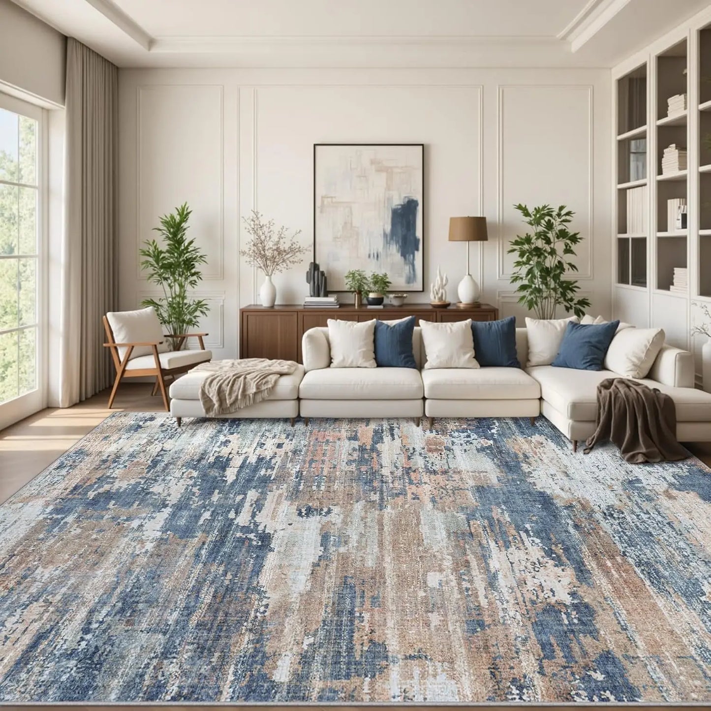 9x12 Area Rug – Machine Washable, non‑Slip & Stain Resistant
