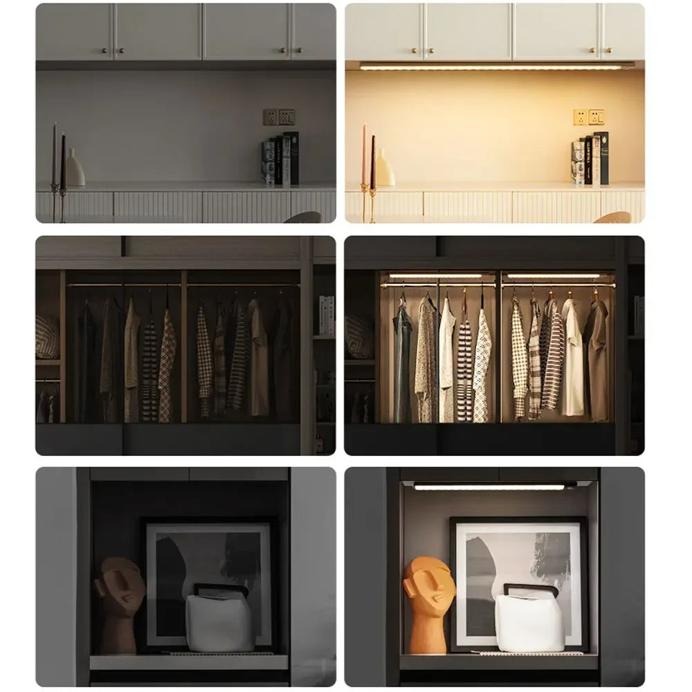 LED Motion Sensor Bar Light for Kitchen, Closet