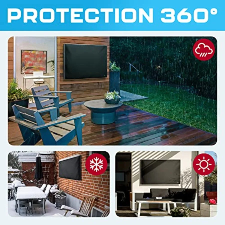 Outdoor Weatherproof TV Cover - 65 Inch