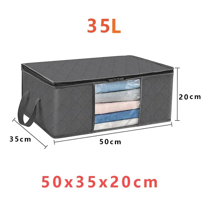 Storage Bag Foldable Large Capacity for Clothes, Blanket