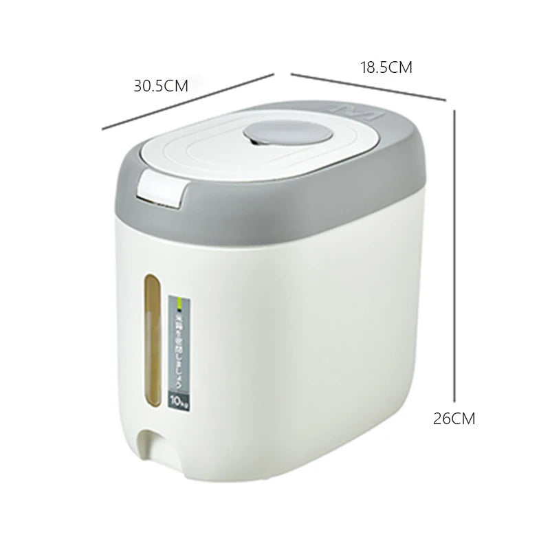 11/22lb. Rice Dispenser – Kitchen Organizer & Airtight Storage Container