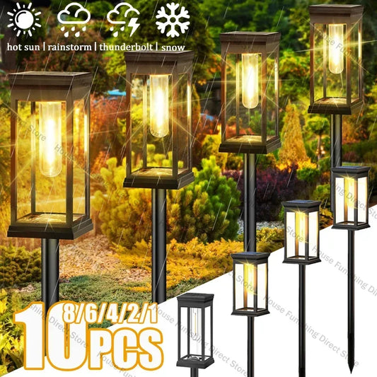 Waterproof LED Solar Lights – Automatic Dusk‑to‑Dawn Outdoor Lighting