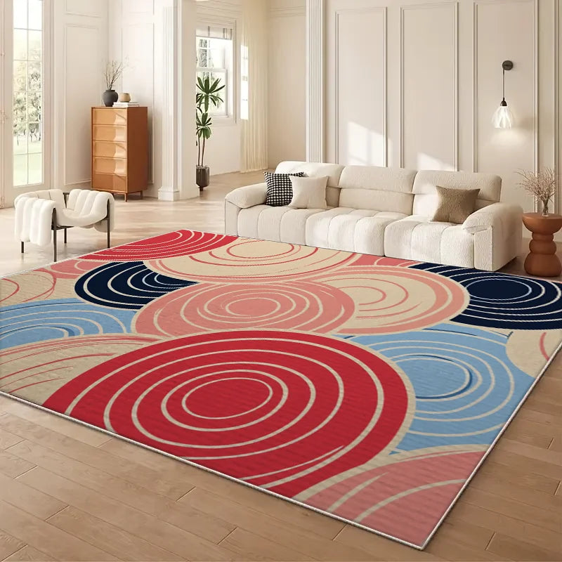 Area Rug – Non‑Slip, Washable Design Available in Multiple Designs & Sizes