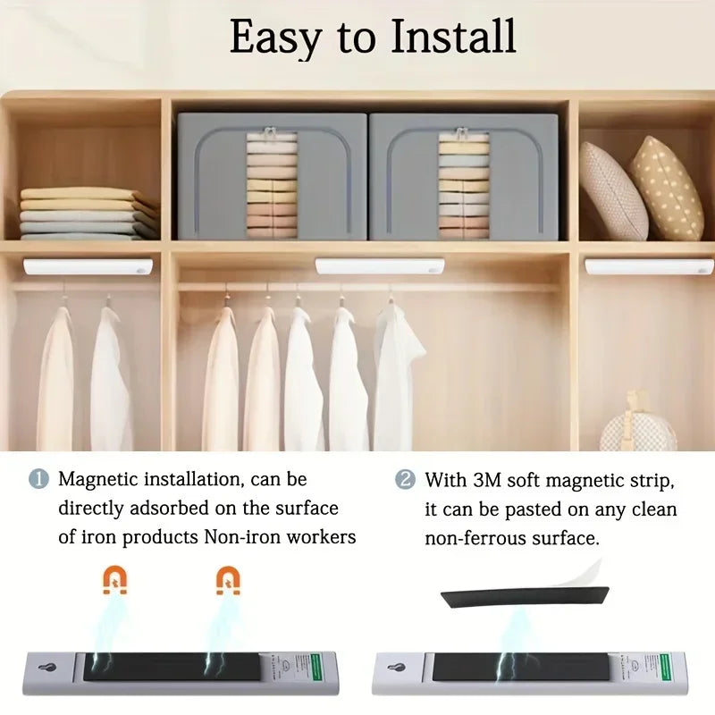 Motion Sensor Under‑Cabinet Lights – Dual‑Color LED (1/3/5/6 Pack)