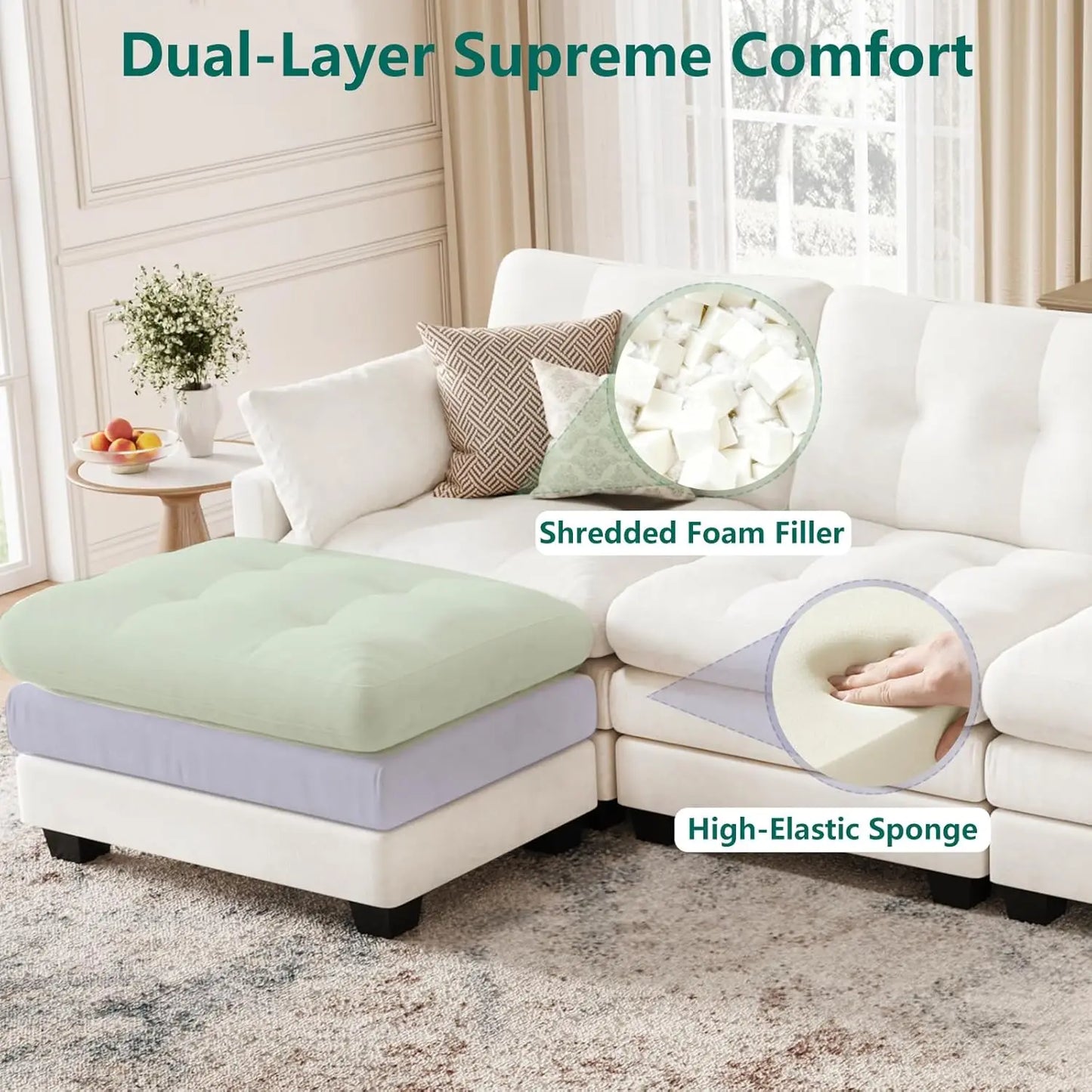 U Shaped Sectional Sofa