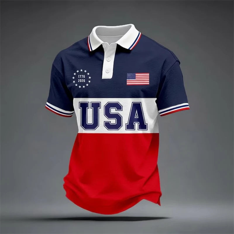 America 250th Anniversary Polo Shirt