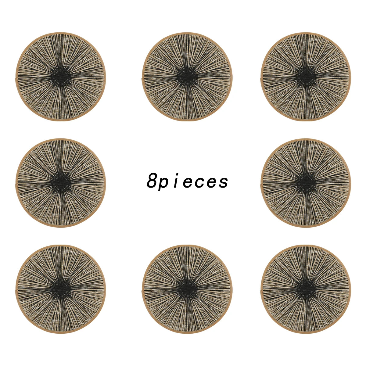 Round Macrame Placemats - 15 Inches