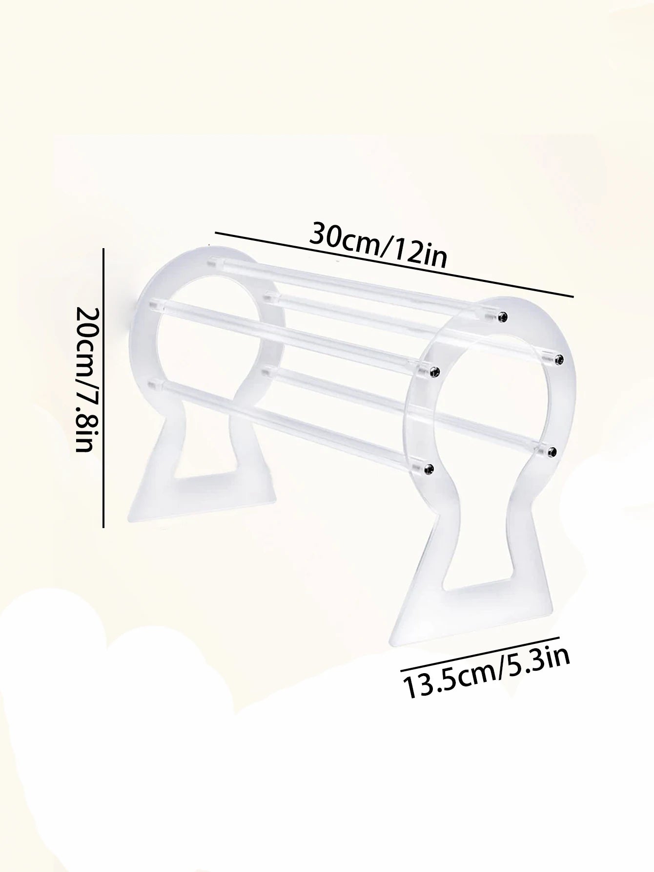 Acrylic Hair Hoop Storage Rack