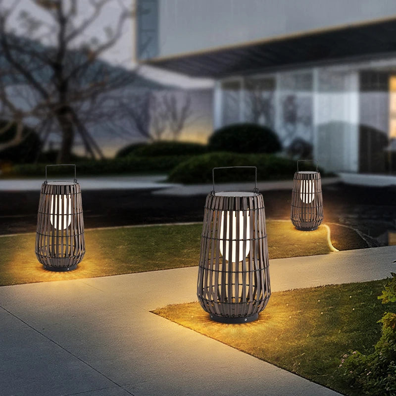 Modern Solar Outdoor Light – Waterproof Garden & Lawn Floor Lamp for Patio and Pathways