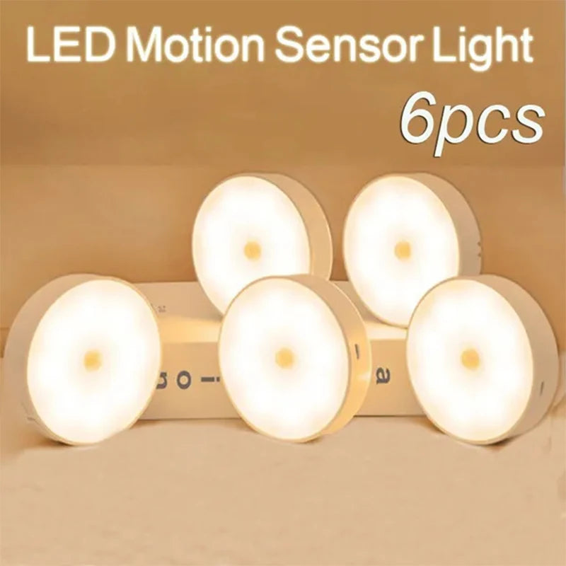 Motion Sensor USB Rechargeable LED Night Lights - Wireless