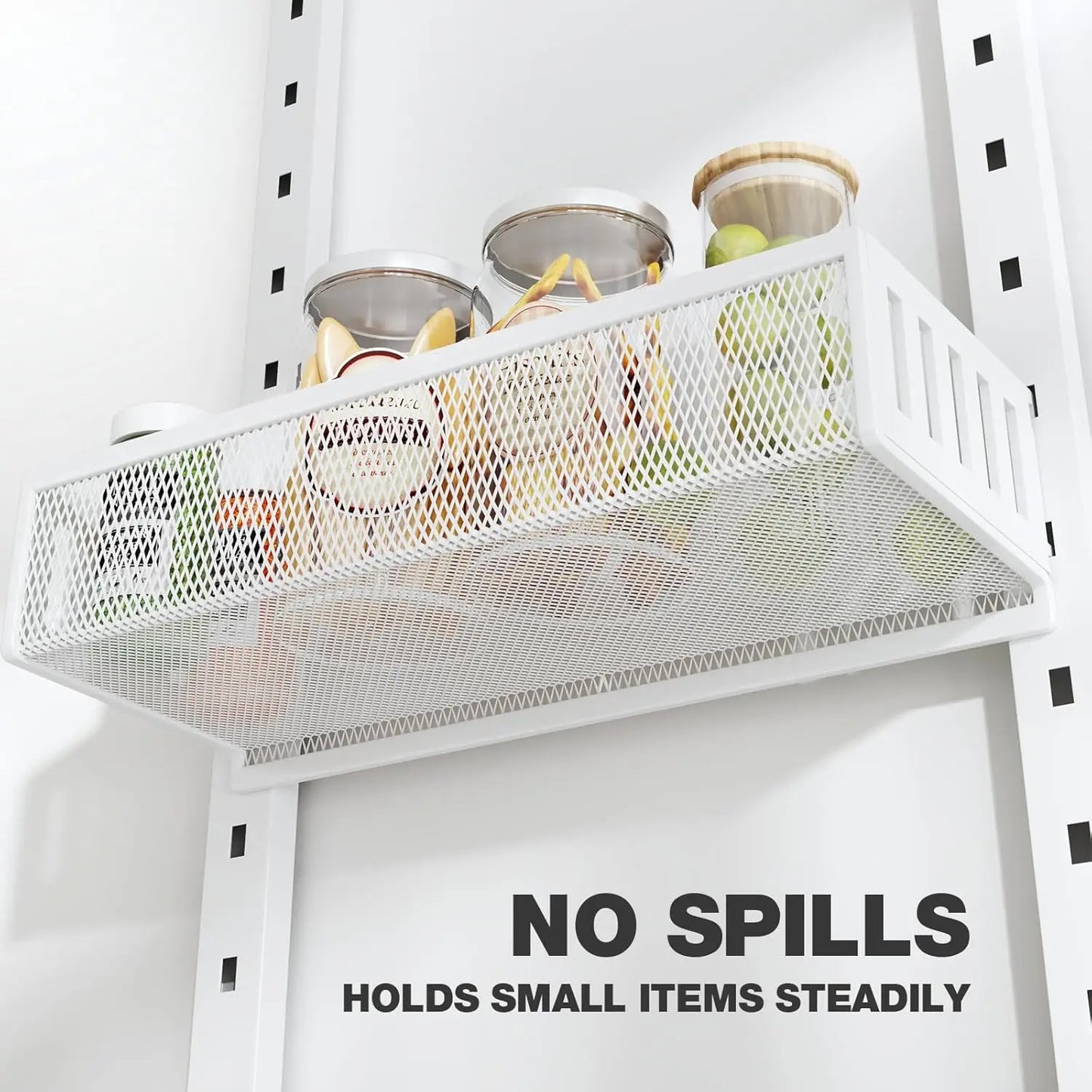 8-Tier Metal Door Organizer, Adjustable Storage Rack