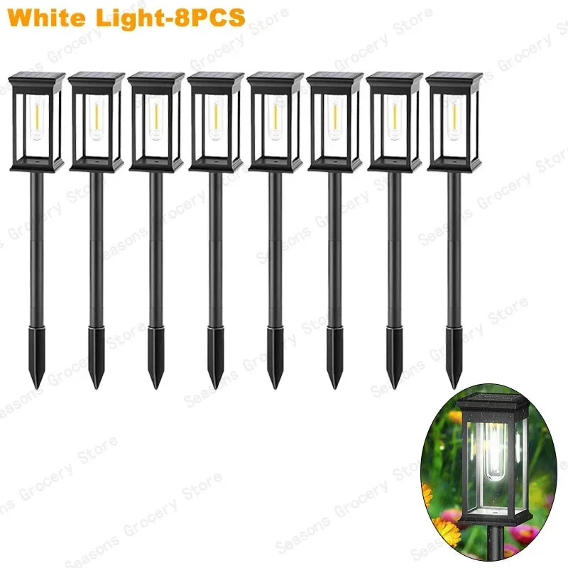 Waterproof LED Solar Lights – Automatic Dusk‑to‑Dawn Outdoor Lighting