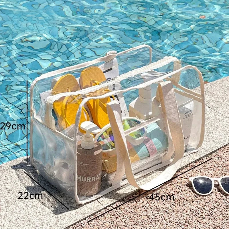 Transparent Waterproof Swimming Beach Bag