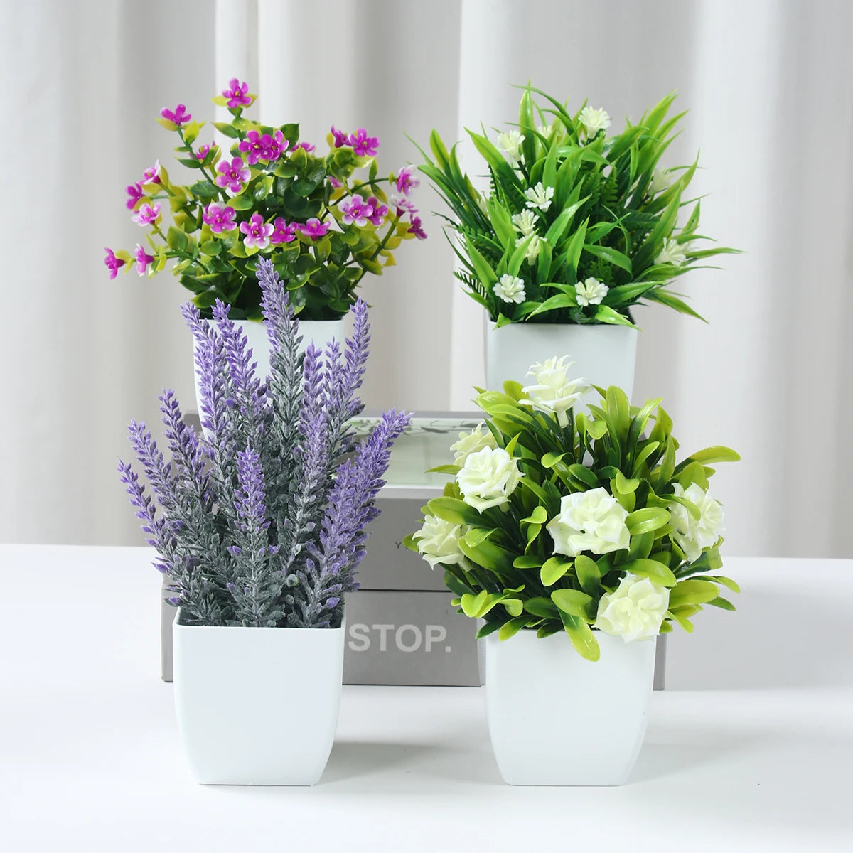 Faux Potted Plants for Tabletop & Events
