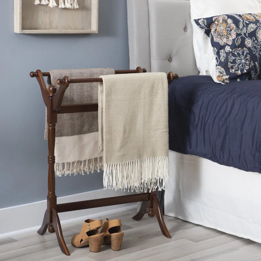 Cherry Blanket Rack