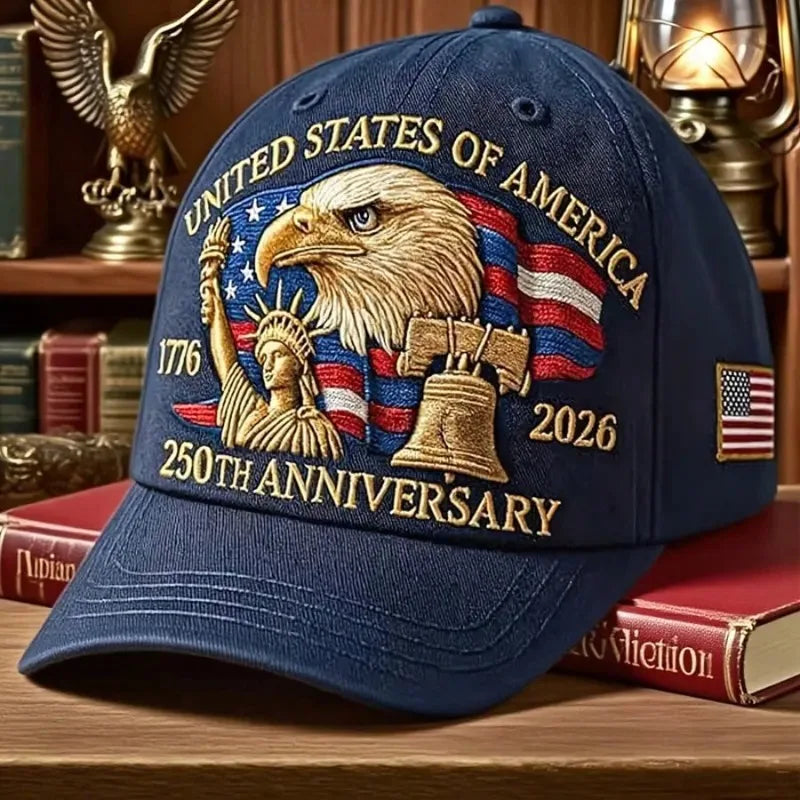 Men's USA 250th Anniversary 1776-2026 Patriotic Baseball Cap