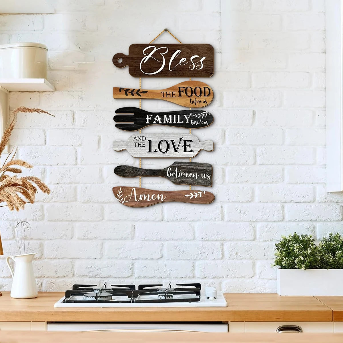 Restaurant/Kitchen Family Blessing Wooden Wall Decorations