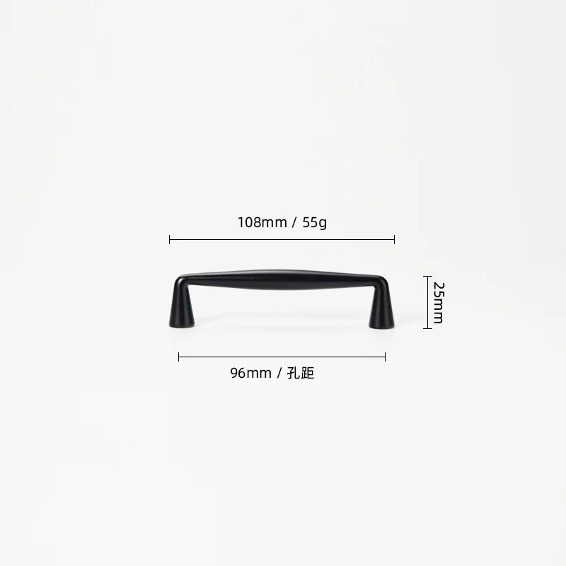 Nordic Black Cabinet Knobs & Handles