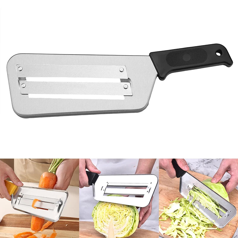 Vegetable Slicer with Handle – Multi‑Functional Vegetable Cutter for Fast, Even Slicing