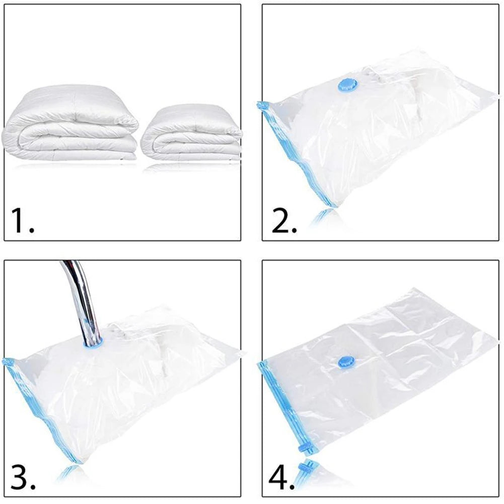 Vacuum Storage Bags With Air Valve, Size Large