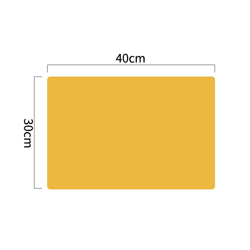 Oversized Food Grade Silicone Waterproof Placemat Heat Insulation Anti-Skidding Washable 24"x16"