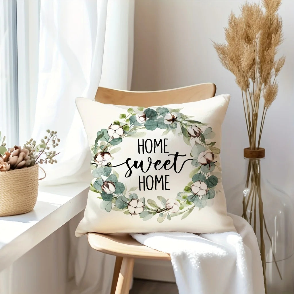 Floral Pillow Case Covers – Decorative Cushion Covers for Sofa & Bedroom